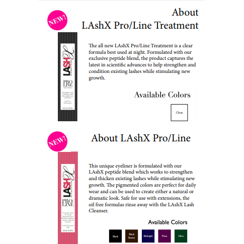 Lash Growth Treatment - Serum - LAshX® PRO/Line Treatment - LAshX - Healthier Lash Extensions Better Lash Retention