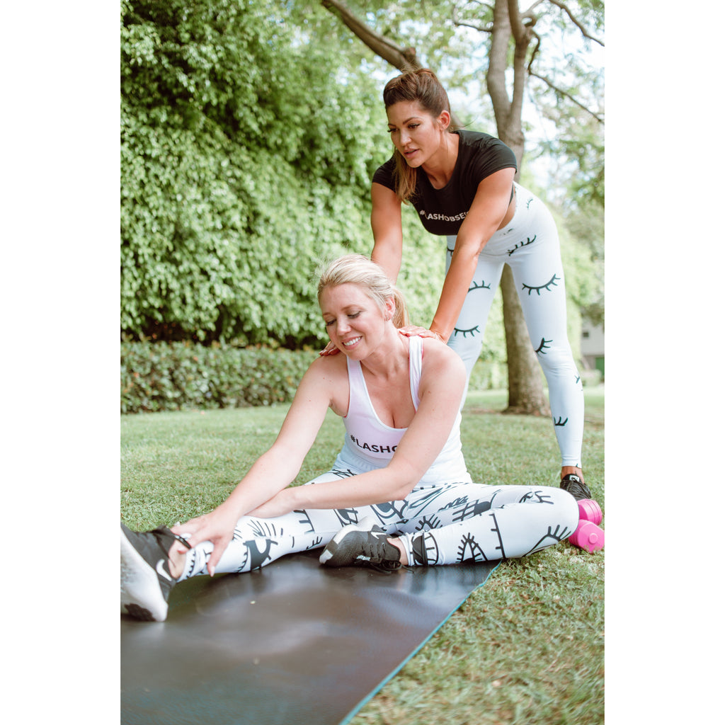 Yoga Leggings for Lash Lovers - Lash Wear - Eyelash Leggings - LAshX - Healthier Lash Extensions Better Lash Retention