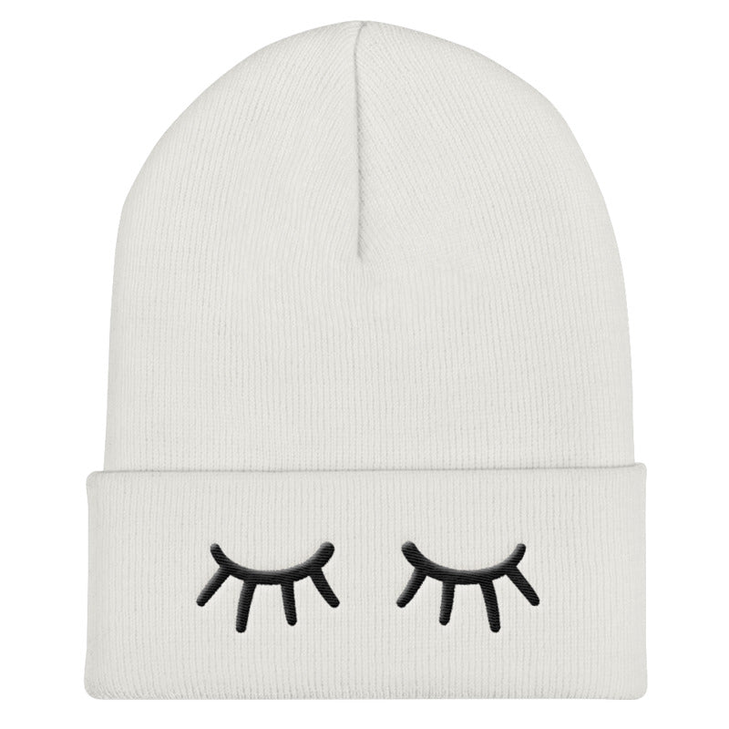 Eyelash Cuffed Beanie - LAshX - Healthier Lash Extensions Better Lash Retention